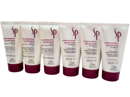 Wella System Professional Color Save Mask 1 OZ Travel Set of 6 Online Sale