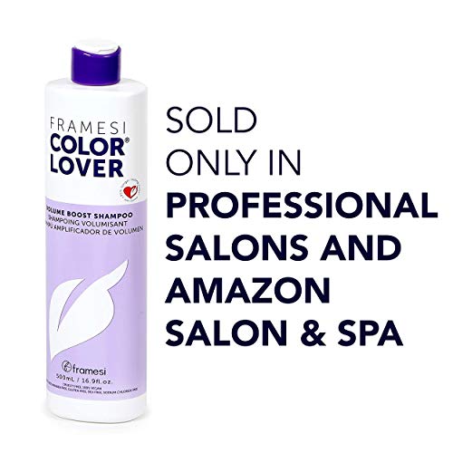 Framesi Color Lover Volume Boost Shampoo, 16.9 fl oz, Sulfate Free Shampoo with Quinoa and Aloe Vera, Color Treated Hair For Sale