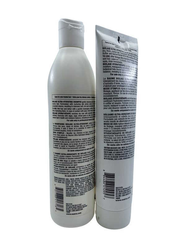 Matrix Biolage Ultra Hydrating Shampoo 16.9 OZ & Balm 10.1 OZ Set Thick Hair Sale