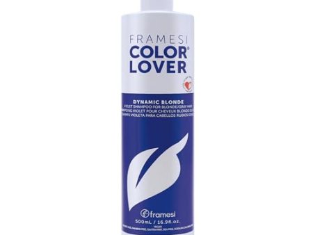 FRAMESI Color Lover Dynamic Blonde Purple Violet Shampoo for Color Treated Hair, 16.91 Fl Oz Sale