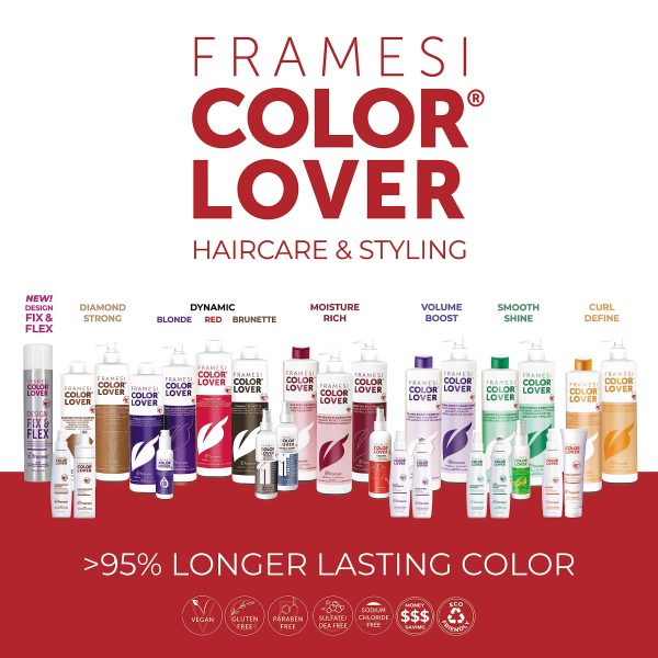 Framesi Color Lover Curl Define Conditioner, Conditioner for Curly Hair with Quinoa, Color Treated Hair on Sale