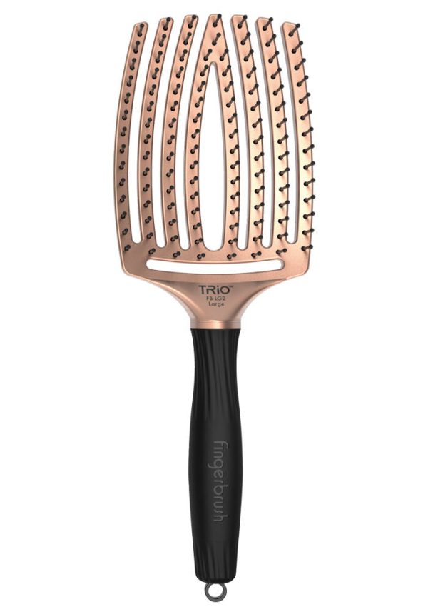 TRIO fingerbrush Olivia Garden Large Rose Gold Online Hot Sale