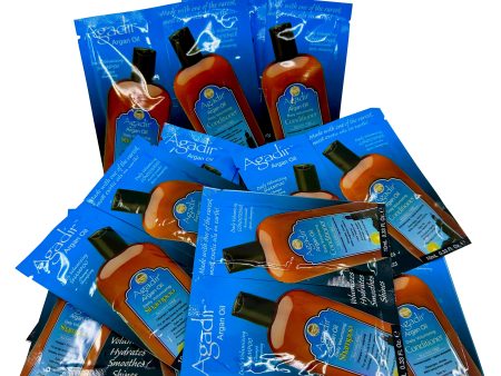 Agadir Argan Oil Volumizing Shampoo & Conditioner .33 OZ 10 Sachet Set For Discount