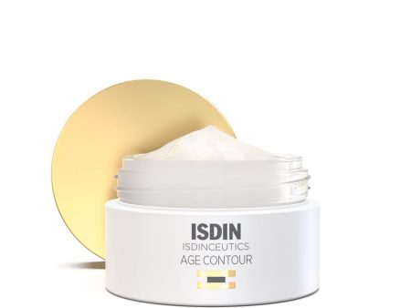 ISDIN Age Contour Face and Neck Anti-Aging Benefits Cream, Moisturizing and Firming Action, Suitable for Sensitive Skin and Non-comedogenic 1.8 Fl Oz For Discount