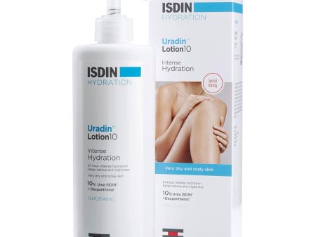 ISDIN Body Lotion Uradin10, 24 Hour Intense Hydration, 10% Urea, Fast Absorbing, Dermatologically Tested, 13.5 Fl Oz Online Hot Sale