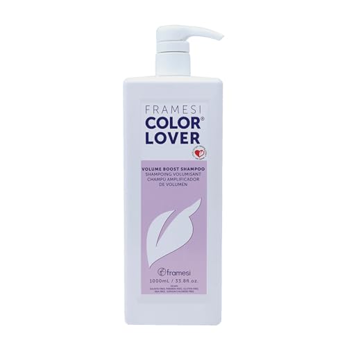 Framesi Color Lover Volume Boost Shampoo, 33.8 fl oz, Sulfate Free Shampoo with Quinoa and Aloe Vera, Color Treated Hair Online