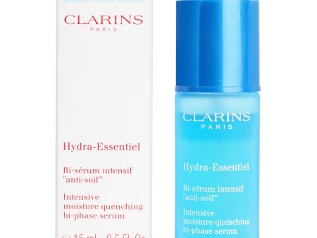 Clarins Hydra Essentiel Intensive Moisture Quenching Bi Phase Serum 0.5 OZ For Sale