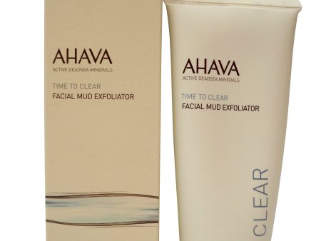 Ahava Time to Clear Facial Mud Exfoliator, 3.4 Oz Hot on Sale