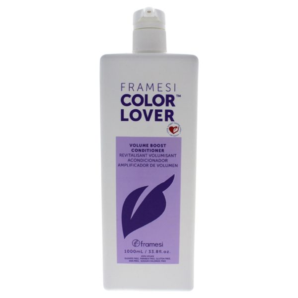 Framesi Color Lover Volume Boost Conditioner, 33.8 fl oz, Sulfate Free Volumizing Conditioner with Quinoa and Coconut Oil, Color Treated Hair Hot on Sale