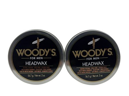 Woody s for men HeadWax 2 OZ Set of 2 Fashion