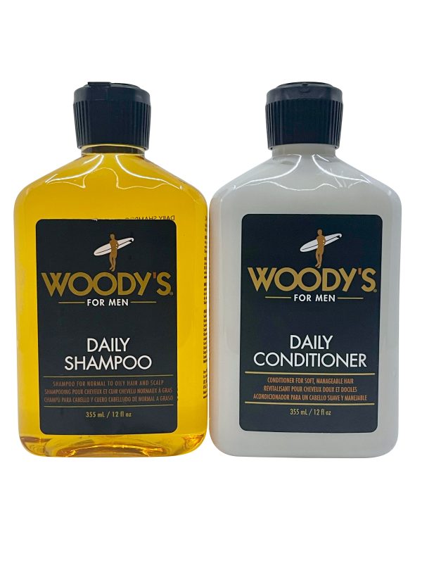 Woody s for Daily Shampoo & Conditioner 12 OZ Each Discount