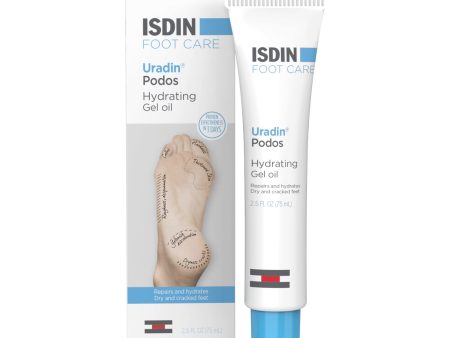 ISDIN Foot Care Cream, Uradin Podos Gel Oil, Repairs and Hydrates Dry and Cracked Feet, 10% Urea, Fast Absorbing, Dermatologically Tested, 2.5 Fl Oz Fashion