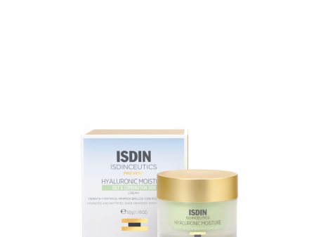 ISDIN Hyaluronic Moisture Oily & Combination Skin Mattifying Daily Face Moisturizer with Hyaluronic Acid 1.76 OZ (Cream) For Cheap