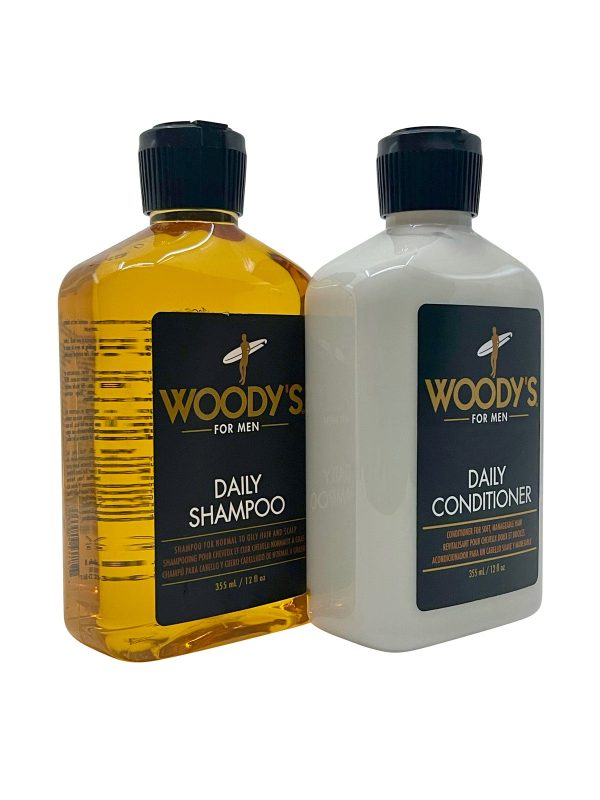 Woody s for Daily Shampoo & Conditioner 12 OZ Each Discount