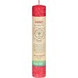 ALOHA BAY - Candle Chakra Pillars Money Red - 1 Candle (8 Inches) Online Sale