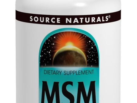 SOURCE NATURALS - MSM with Vitamin C 1000 mg - 120 Tablets Supply