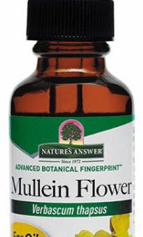 NATURE S ANSWER - Mullein Flower Ear Oil Alcohol-Free Extract - 1 fl. oz. (30 ml) Online