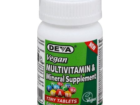 DEVA - Vegan Tiny Tablets Multivitamin & Mineral Supplement - 90 Tablets Cheap