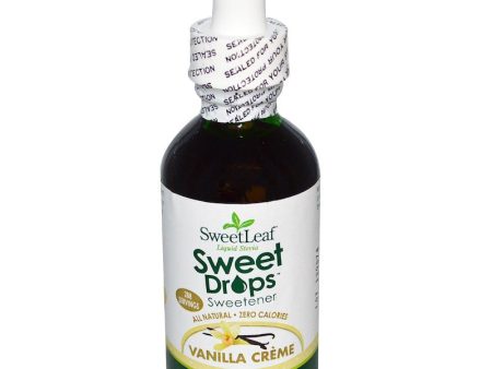 SWEET LEAF - Sweet Drops Liquid Stevia Flavor Vanilla Creme - 2 fl. oz. (60 ml) Online