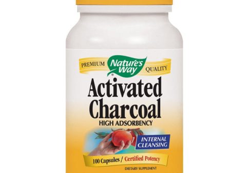 NATURES WAY - Activated Charcoal - 100 Capsules Fashion