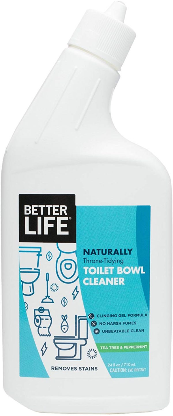 BETTER LIFE - Naturally Toilet Bowl Cleaner Tea Tree & Peppermint - 24 fl oz (710 ml) Hot on Sale