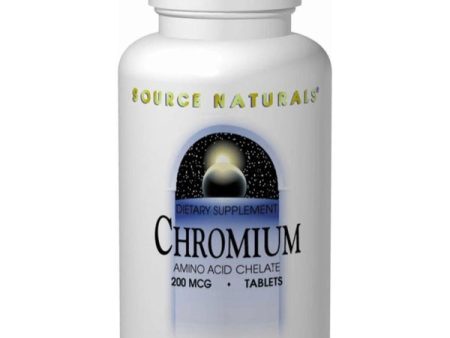 SOURCE NATURALS - Chromium 200 mcg - 250 Tablets For Cheap