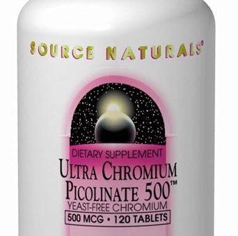 SOURCE NATURALS - Ultra Chromium Picolinate 500 - 60 Tablets on Sale