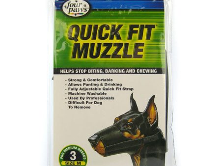 FOUR PAWS - Quick Fit Muzzle for Dogs - Size 3 For Discount