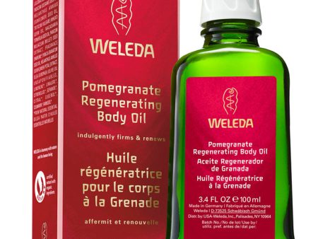 WELEDA - Pomegranate Regenerating Body Oil - 3.4 fl. oz. (100 ml) For Sale