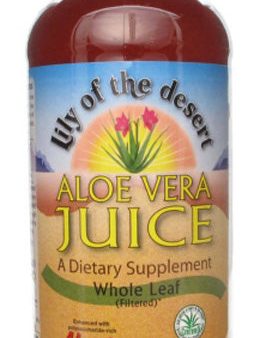 LILY - Whole Leaf Aloe Vera Juice - 32 fl. oz. (946 ml) Sale