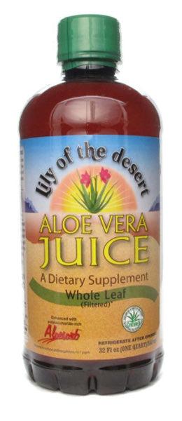 LILY - Whole Leaf Aloe Vera Juice - 32 fl. oz. (946 ml) Sale