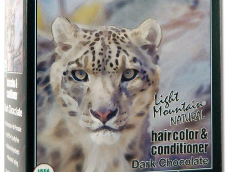 LIGHT MOUNTAIN - Hair Color and Conditioner Dark Chocolate - 4 oz. (113 g) Discount