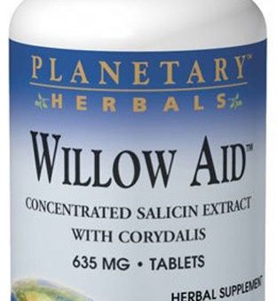 PLANETARY HERBALS - Willow Aid 635 mg - 30 Tablets Cheap