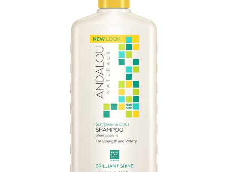 ANDALOU - Sunflower & Citrus Brilliant Shine Shampoo - 11.5 fl. oz. (340 ml) For Cheap