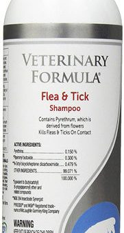 VETERINARY FORMULA - Clincal Care Flea & Tick Shampoo - 16 fl. oz. (473 ml) Supply