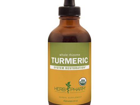 HERB PHARM - Turmeric Root Extract - 4 fl. oz. (120 ml) Hot on Sale