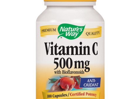 NATURES WAY - Vitamin C 500 mg with Bioflavonoids - 100 Capsules For Sale