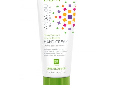 ANDALOU - A Path of Light Lime Blossom Hand Cream - 3.4 fl. oz. (100 ml) Online Sale