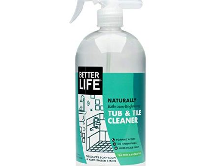 BETTER LIFE - Naturally Tub and Tile Cleaner Tea Tree & Eucalyptus - 32 fl oz (946 ml) Fashion