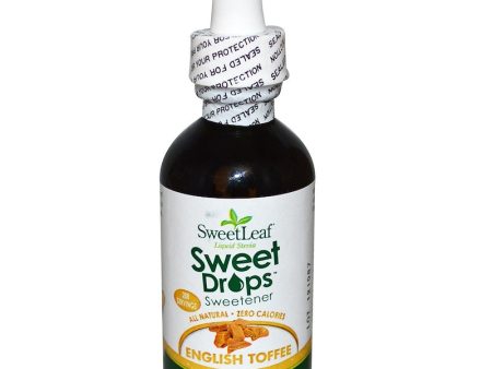 SWEET LEAF - Sweet Drops Liquid Stevia English Toffee - 2 fl. oz. (60 ml) For Cheap