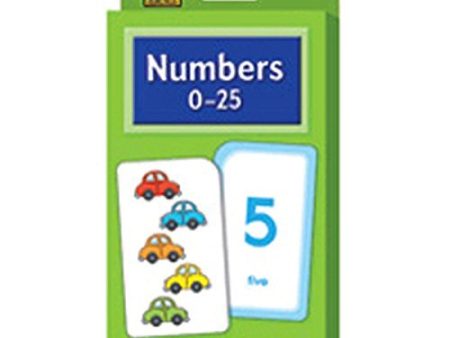 SCHOOL ZONE - Numbers 0-25 Flash Cards - 56 Cards Online Sale